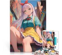 Puzzle 1000 pezzi per adolescenti Ragazza cameriera anime urbana Allena il tuo cervello e le tue mani è ideale come regalo per tutta la famiglia 75x50cm