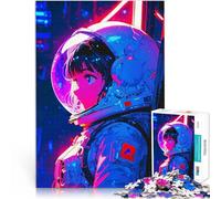 Puzzle 1000 pezzi per adolescenti Ragazza dello spazio Antistress Vacanza in patria Uccidere il tempo Gioco educativo per compleanno e Natale 38x26cm