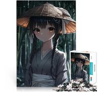 Puzzle 1000 pezzi per adolescenti Ragazza giapponese carina Gioco di famiglia antistress sfida difficile Decorazioni e regali unici per la casa 38x52cm