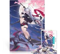 Puzzle 1000 pezzi per adolescenti Ragazza guerriera degli anime Vacanza a casa: uccidere il tempo Decorazioni e regali unici per la casa 38x26cm