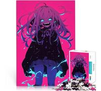 Puzzle 1000 pezzi per adolescenti Ragazza mostro anime per il giocattolo di sfida del gioco educativo con poster abbinato e foglio di quiz 75x50cm
