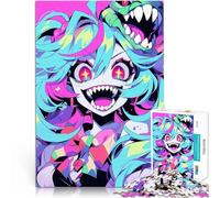 Puzzle 1000 pezzi per adolescenti Ragazza mostro anime per il giocattolo di sfida del gioco educativo Giocattoli per la decorazione della casa 38x26cm