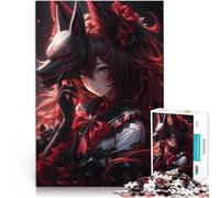 Puzzle 1000 pezzi per adolescenti Ragazza volpe kitsune Giocattolo educativo intellettuale decomprimente è ideale come regalo per tutta la famiglia 50x70cm