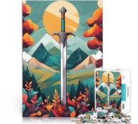 Puzzle 1000 pezzi per adolescenti Re della Spada Antistress Vacanza in patria Uccidere il tempo perché è ideale come regalo per tutta la famiglia 52x38cm