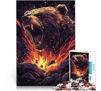 Puzzle 1000 pezzi per adolescenti Re Orso Giocattoli che creano dipendenza e sfidano l'intelligenza del cervello Compleanno e regali unici 38x26cm