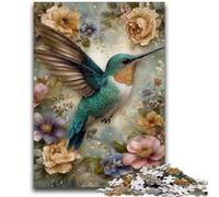 Puzzle 1000 pezzi per adolescenti, regali Colibrì, difficili, duri, regali per amici e familiari, adatti per bambini di età compresa tra 50x75cm e 14 anni