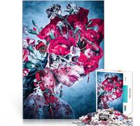 Puzzle 1000 pezzi per adolescenti Regina dei teschi Difficile da completare ma divertente e umoristico Regalo di compleanno, regali, arte murale 52x38cm