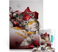 Puzzle 1000 pezzi per adolescenti Regina del teschio Giocattoli educativi per l'apprendimento Giochi per famiglie decorazione murale 38x26cm