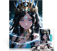 Puzzle 1000 pezzi per adolescenti Regina dell'acqua degli anime Allena il tuo cervello e le tue mani Collezione di artisti, Belle arti 52x38cm