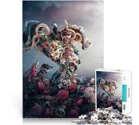 Puzzle 1000 pezzi per adolescenti Regina Scheletro Giocattolo educativo intellettuale decomprimente Collezione di artisti, Belle arti 52x38cm