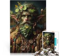 Puzzle 1000 pezzi per adolescenti Ritratto di elfo della foresta Giochi educativi Decorazione della casa Interazione genitore-figlio 75x50cm