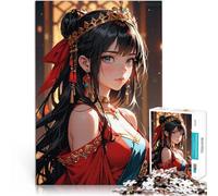 Puzzle 1000 pezzi per adolescenti Ritratto di principessa anime Per il divertimento in famiglia Migliorare l'amore tra le coppie 75x50cm