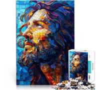 Puzzle 1000 pezzi per adolescenti Ritratto di un uomo in mosaico Antistress Sfida difficile è ideale come regalo per tutta la famiglia 70x100cm