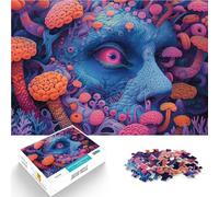 Puzzle 1000 pezzi per adolescenti Ritratto psichedelico Blues Per il divertimento in famiglia Migliorare l'amore tra le coppie 70x100cm