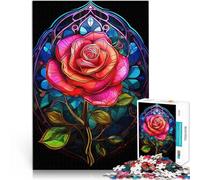 Puzzle 1000 pezzi per adolescenti Rose Una sinfonia a colori Giocattoli da gioco per regalo di famiglia Lista dei desideri con Babbo Natale 52x38cm