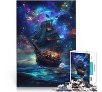 Puzzle 1000 Pezzi per adolescenti Sailing Through the Galaxy Lustige Spiele Angebot als Geschenk für die ganze Familie52x38cm