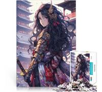 Puzzle 1000 pezzi per adolescenti Samurai romantico Giocattolo educativo intellettuale decomprimente Regalo di compleanno, regali, arte murale 38x26cm