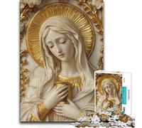 Puzzle 1000 pezzi per adolescenti Santa Maria Maddalena Decorazione perfetta Gioco per famiglie dai 14 anni in su 38x26cm