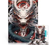 Puzzle 1000 pezzi per adolescenti Schizzo del drago fantasy King Giocattoli per l'intrattenimento in famiglia Regalo di opere d'arte 52x38cm