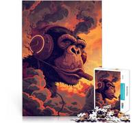 Puzzle 1000 pezzi per adolescenti Scimmia della marijuana Giocattoli Giochi Educativi Antistress è ideale come regalo per tutta la famiglia 75x50cm