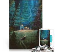 Puzzle 1000 pezzi per adolescenti Segreto della foresta Giocattolo educativo intellettuale decomprimente Migliorare l'amore tra le coppie 38x26cm
