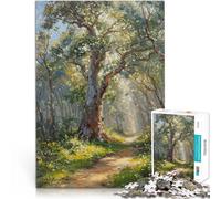 Puzzle 1000 pezzi per adolescenti Sentiero nel bosco Antistress Vacanza in patria Uccidere il tempo Migliorare l'amore tra le coppie 38x26cm