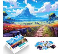 Puzzle 1000 pezzi per adolescenti Sentiero verso la natura Giocattoli di gioco impegnativi con pezzi completamente interconnessi di forma casuale 38x26cm