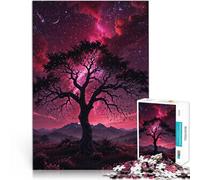 Puzzle 1000 pezzi per adolescenti Sentinella Cosmica L'Albero dell'Eternità Giocattoli fai da te Lista dei desideri con Babbo Natale 38x26cm