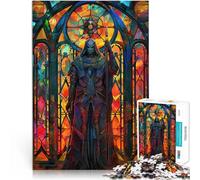 Puzzle 1000 pezzi per adolescenti Sentinella in vetro colorato Giocattoli da gioco per regalo di famiglia Decorazione d'arte per la casa 75x50cm
