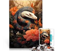 Puzzle 1000 pezzi per adolescenti Serpente dell'alba Difficile da completare ma divertente e umoristico Migliorare l'amore tra le coppie 75x50cm