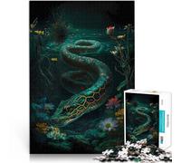 Puzzle 1000 pezzi per adolescenti Serpente immaginativo Giocattolo educativo intellettuale decomprimente Migliorare l'amore tra le coppie 52x38cm