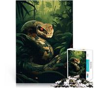 Puzzle 1000 pezzi per adolescenti Serpente nella giungla Giocattoli educativi per l'apprendimento Giochi per famiglie Regalo divertente 38x26cm