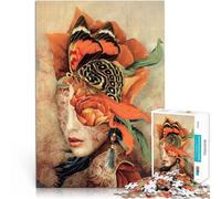 Puzzle 1000 pezzi per adolescenti Signora Farfalla Giocattoli educativi per l'apprendimento Giochi per famiglie per la decorazione della casa 75x50cm