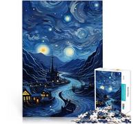 Puzzle 1000 pezzi per adolescenti Silenziosi sussurri di neve Gioco impegnativo e gioco in famiglia Gioco educativo per compleanno e Natale 75x50cm