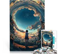 Puzzle 1000 pezzi per adolescenti Sognando le stelle oltre Gioco intellettuale giocattolo Decorazione murale Regali unici per compleanno e Natale 38x26cm