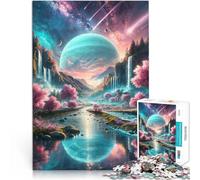 Puzzle 1000 pezzi per adolescenti Sogni Cosmici Difficile da completare ma divertente e umoristico Migliorare l'amore tra le coppie 38x26cm