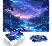 Puzzle 1000 pezzi per adolescenti Sogno del fiume cosmico giocattoli educativi per l'apprendimento Adatto per la decorazione del desktop 75x50cm