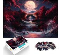 Puzzle 1000 pezzi per adolescenti Sogno giapponese Difficile da completare ma divertente e umoristico Lista dei desideri con Babbo Natale 75x50cm