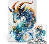Puzzle 1000 pezzi per adolescenti Sogno vibrante del Capricorno Gioco intellettuale giocattolo Regalo di compleanno, regali, arte murale 38x26cm
