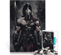 Puzzle 1000 pezzi per adolescenti soldato guerriero spartano Giocattoli di gioco impegnativi Collezione di artisti, Belle arti 38x26cm