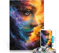Puzzle 1000 pezzi per adolescenti Sovranità cosmica Giocattolo educativo intellettuale decomprimente Lista dei desideri con Babbo Natale 75x50cm