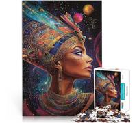 Puzzle 1000 pezzi per adolescenti Squisita regina egiziana giocattoli educativi per l'apprendimento è ideale come regalo per tutta la famiglia 75x50cm