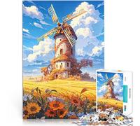 Puzzle 1000 pezzi per adolescenti Stagione del raccolto per il giocattolo di sfida del gioco educativo Adatto per la decorazione del desktop 38x26cm