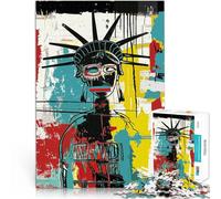Puzzle 1000 pezzi per adolescenti Statua della Libertà originale Pop Art Sollievo dallo stress perché è ideale come regalo per tutta la famiglia 50x70cm