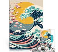 Puzzle 1000 pezzi per adolescenti stile giapponese Aiuta il cervello ad allenare i giocattoli che creano dipendenza per coltivare la pazienza grande regalo 26x38cm
