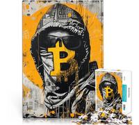 Puzzle 1000 pezzi per adolescenti Street art di Bitcoin Antistress Vacanza in patria Uccidere il tempo perché è ideale come regalo per tutta la famiglia 75x50cm