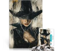 Puzzle 1000 pezzi per adolescenti Strega Aiuta il cervello ad allenare i giocattoli che creano dipendenza per coltivare la pazienza Regalo divertente 75x50cm