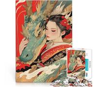 Puzzle 1000 pezzi per adolescenti Sussurri del drago Antistress Vacanza in patria Uccidere il tempo Lista dei desideri con Babbo Natale 75x50cm