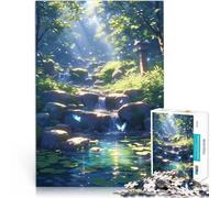 Puzzle 1000 pezzi per adolescenti Sussurro della foresta Giocattoli educativi per l'apprendimento Giochi per famiglie Un'opera d'arte 52x38cm