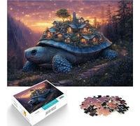 Puzzle 1000 pezzi per adolescenti Tartaruga della natura fantastica Sollievo dallo stress Decorazione murale Regali unici per compleanno e Natale 75x50cm